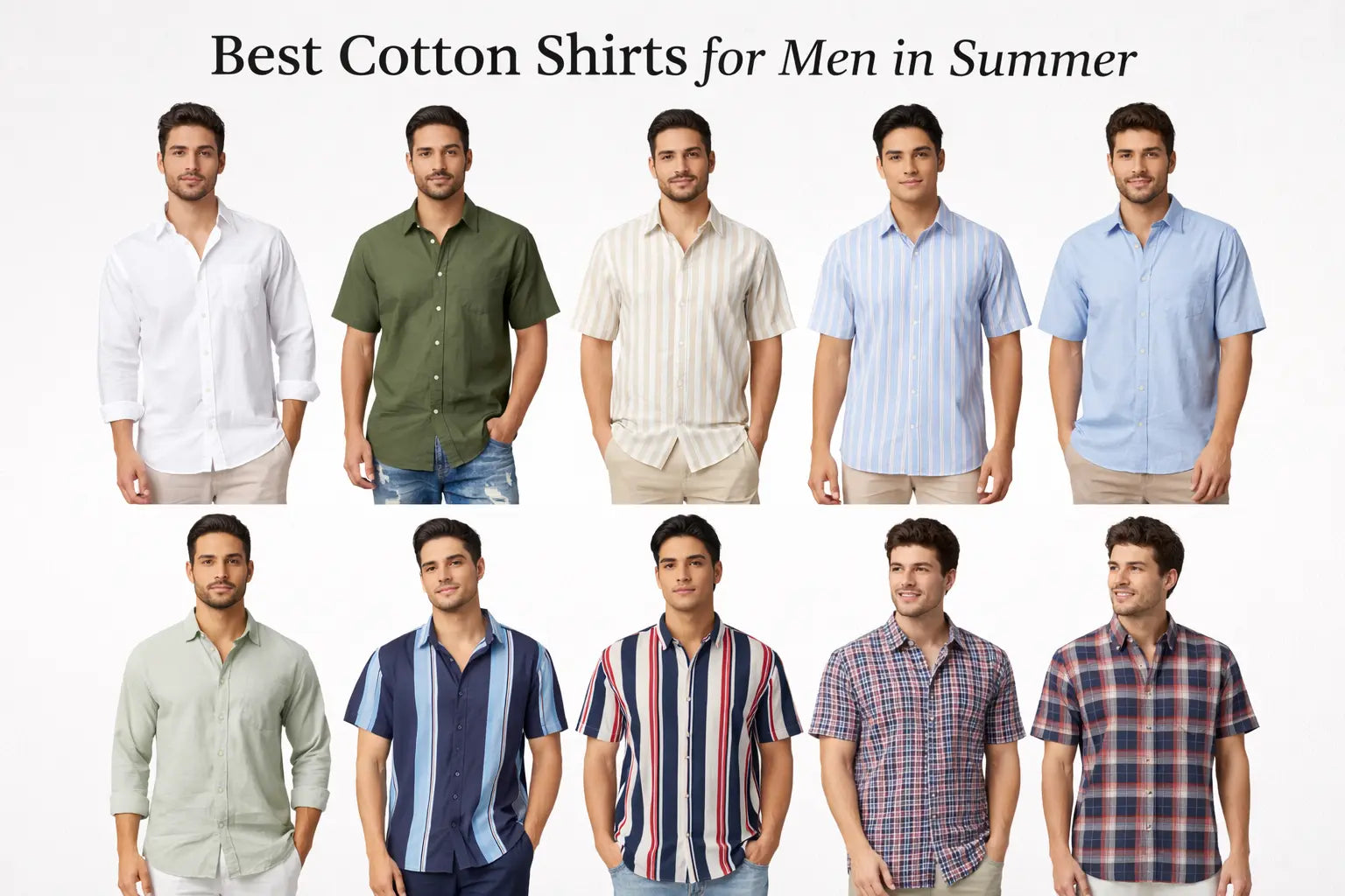 Best Cotton Shirts for Men in Summer 2026 Guide – W.T.F - Witnessing ...