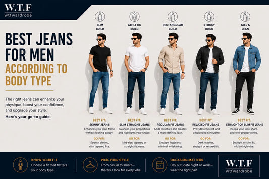Best Jeans for Men According to Body Type
