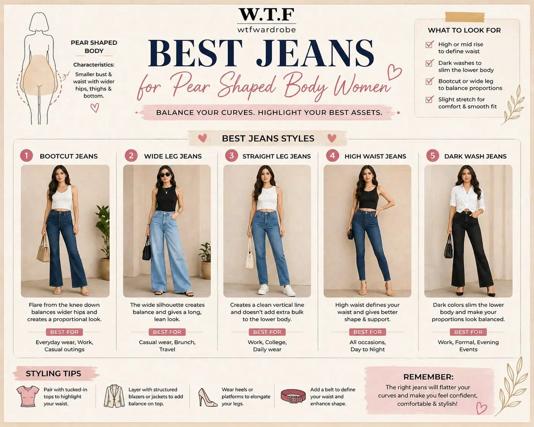Best Jeans for Pear Shaped Body Women