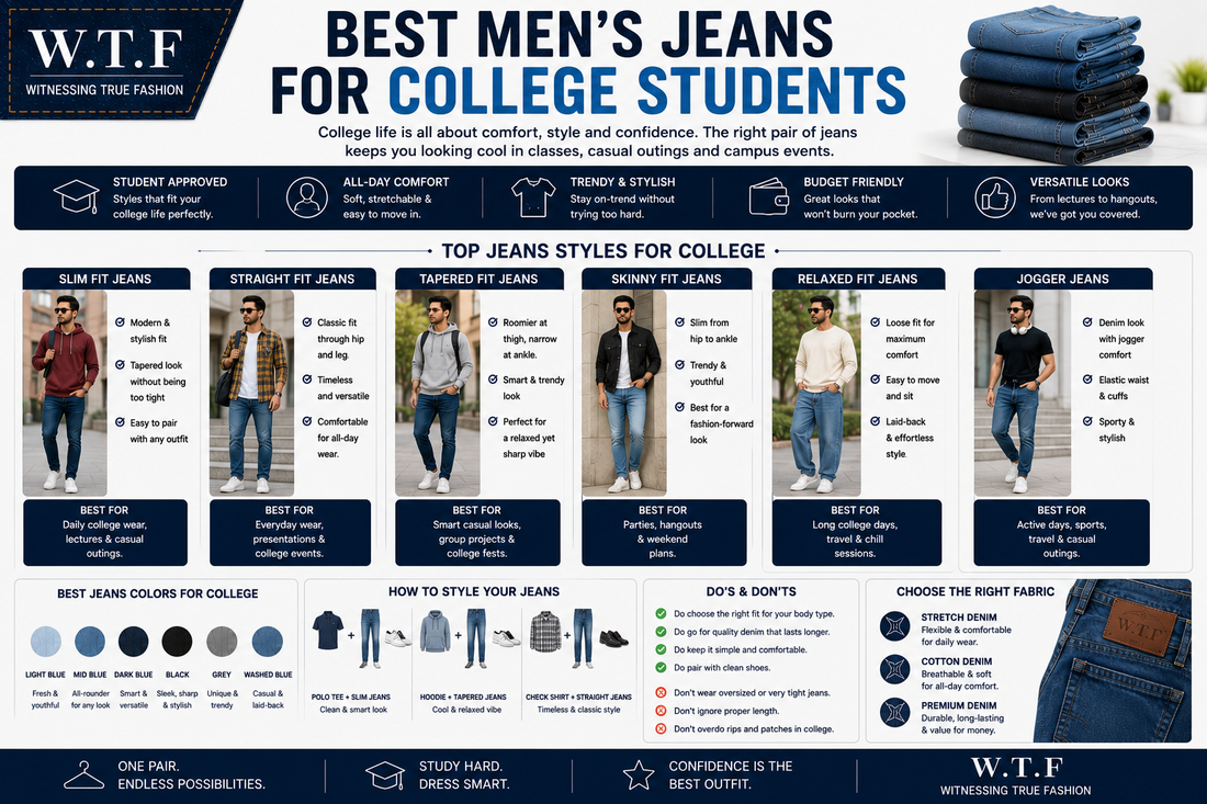 Best Men's Jeans for College Students