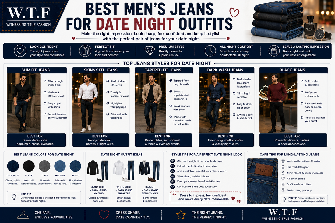Best Men's Jeans for Date Night Outfits