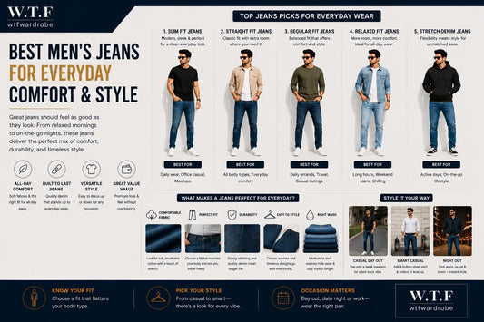 Best Men's Jeans for Everyday Comfort and Style