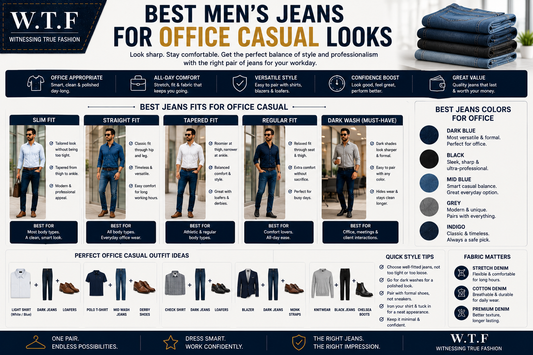 Best Men's Jeans for Office Casual Looks