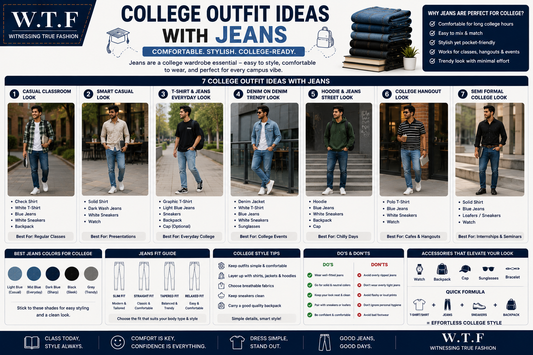 College Outfit Ideas with Jeans