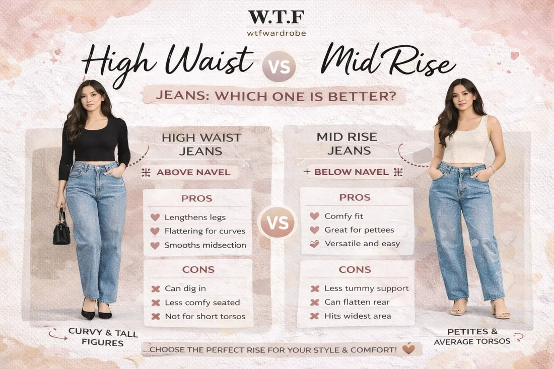 High Waist vs Mid Rise Jeans: Which One Is Better? – W.T.F - Witnessing ...