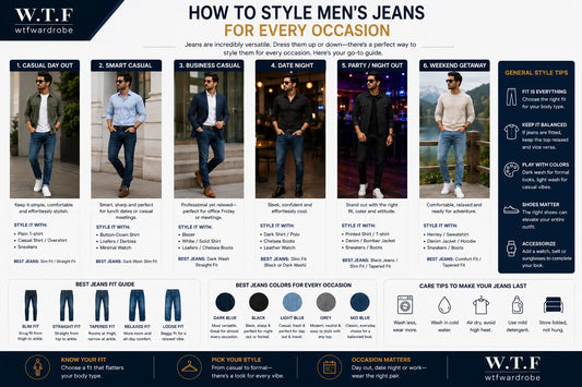 How to Style Men's Jeans for Every Occasion