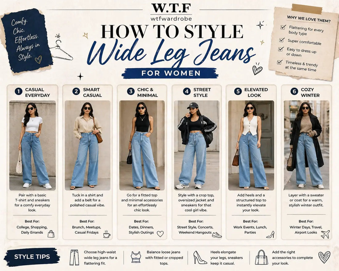 How to Style Wide Leg Jeans for Women