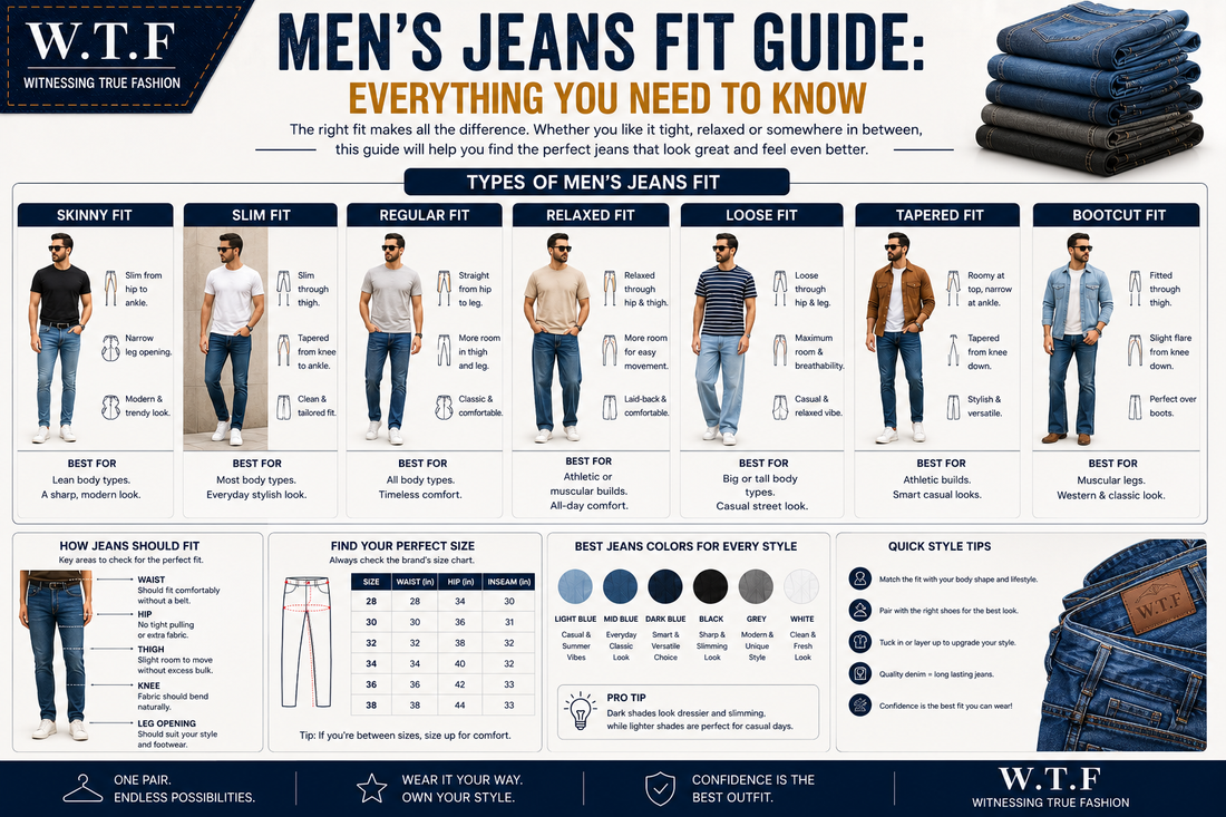 Men's Jeans Fit Guide: Everything You Need to Know