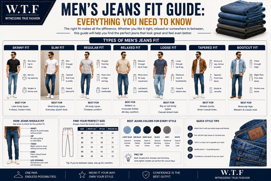 Men's Jeans Fit Guide: Everything You Need to Know