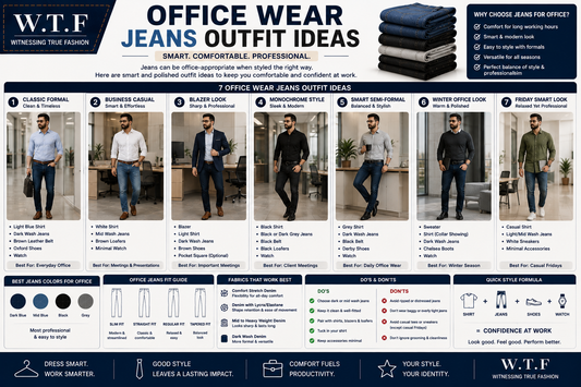 Office Wear Jeans Outfit Ideas