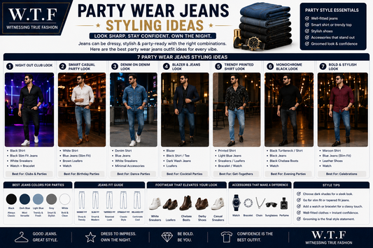 Party Wear Jeans Styling Ideas