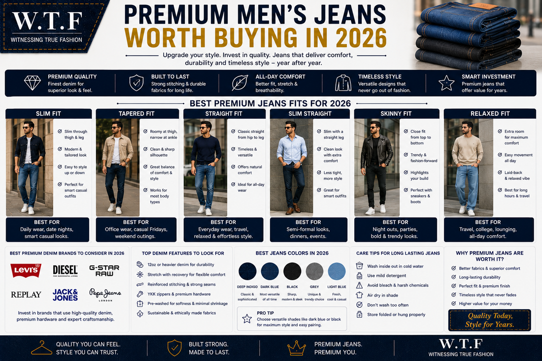 Premium Men's Jeans Worth Buying in 2026