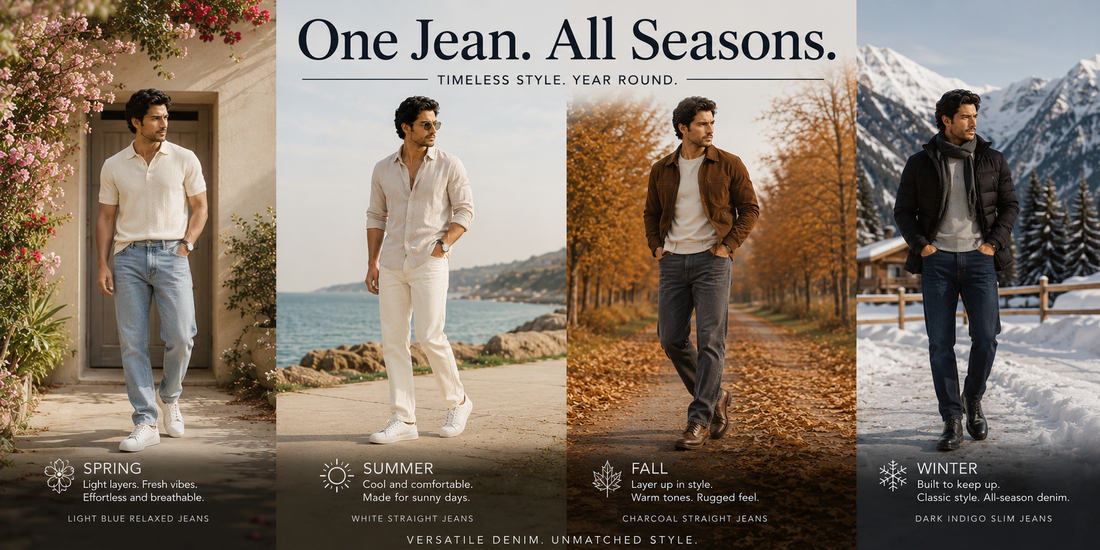 How to Style Jeans for Every Season - Men's Style Guide