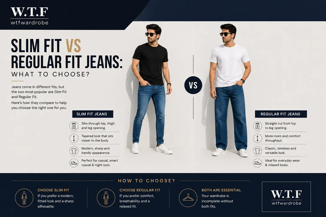 Slim Fit vs Regular Fit Jeans: What to Choose?