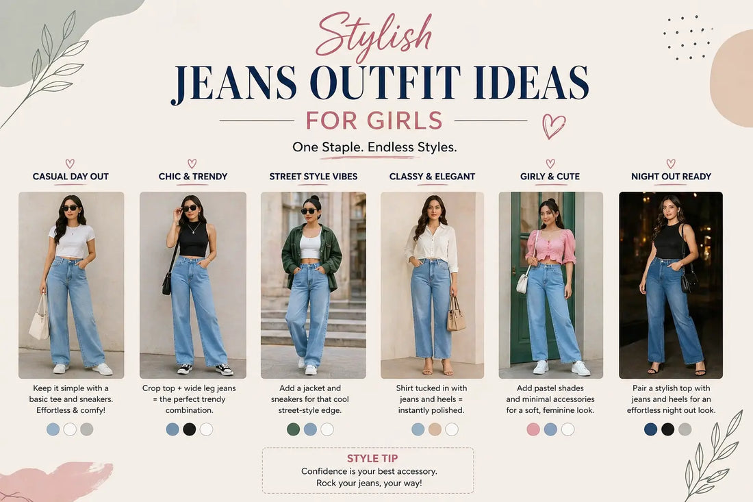 Stylish Jeans Outfit Ideas for Girls