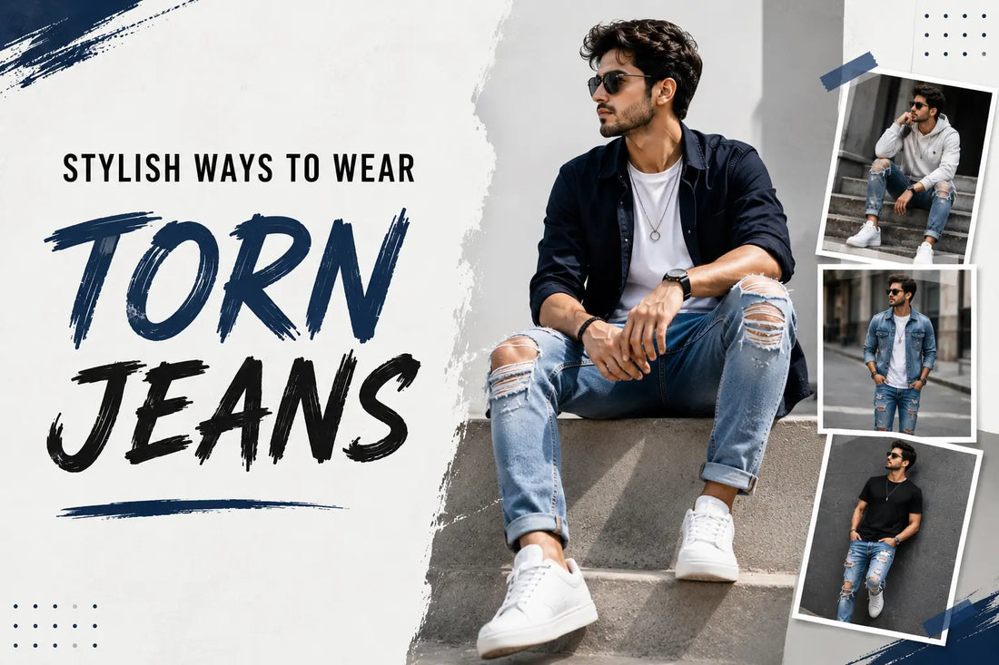Stylish Ways to Wear Torn Jeans