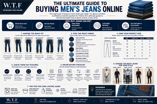 The Ultimate Guide to Buying Men's Jeans Online