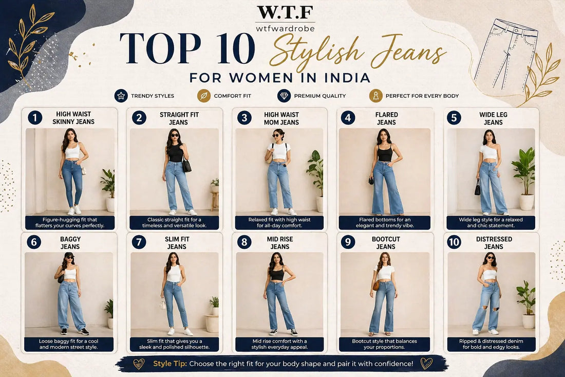 Top 10 Stylish Jeans for Women in India Style Guide – W.T.F ...
