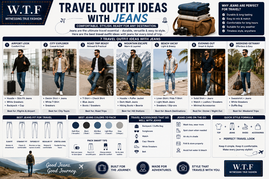 Travel Outfit Ideas with Jeans
