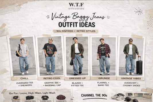 Vintage Baggy Jeans Outfit Ideas