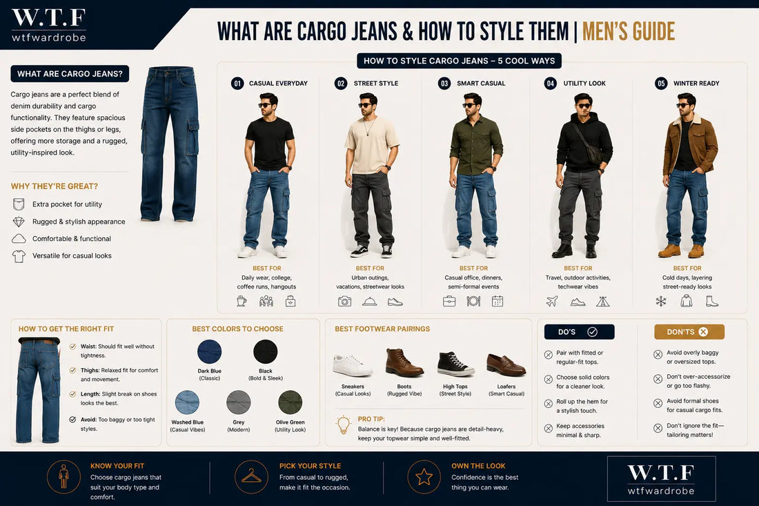 What Are Cargo Jeans and How to Style Them