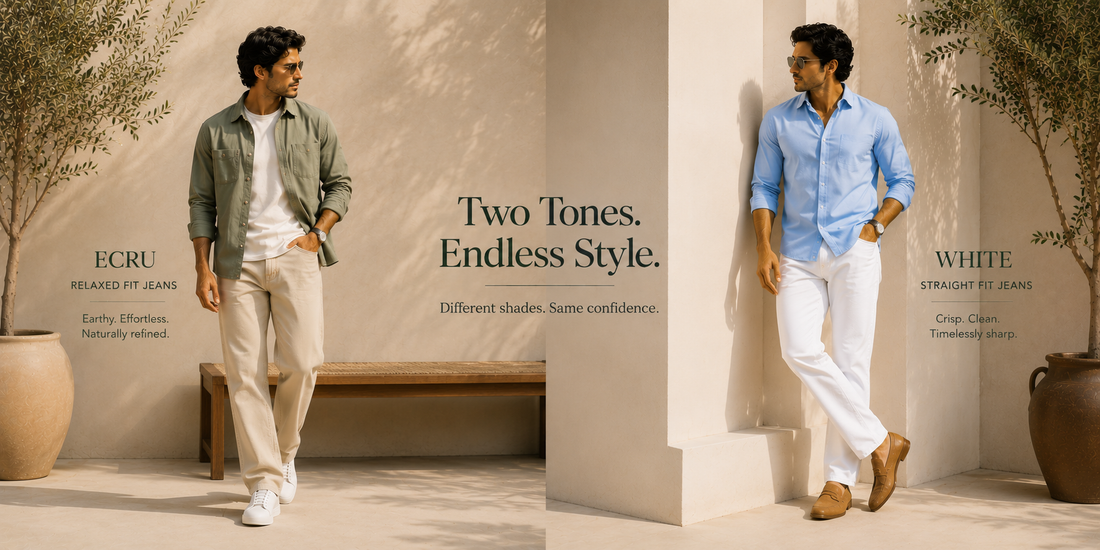 Ecru Jeans vs White Jeans: The Difference