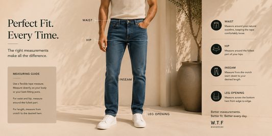 Jeans Size Chart for Men - Size Guide Explained