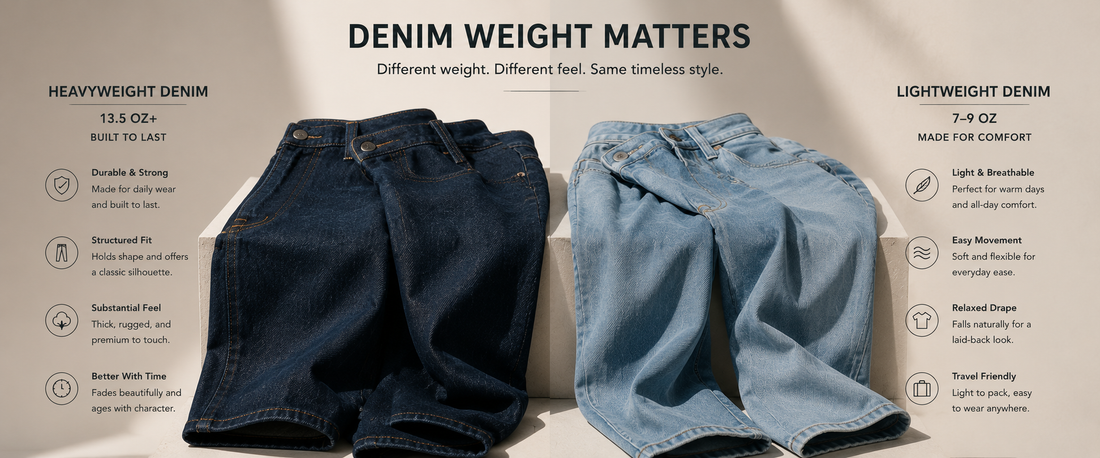 Heavyweight vs Lightweight Denim: Key Differences Explained