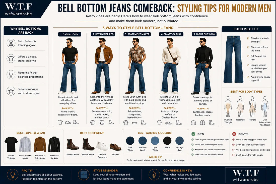 Bell Bottom Jeans Comeback – Trendy Styling Tips for Modern Fashion