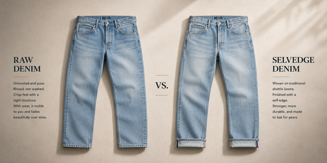 Raw Denim vs Selvedge Denim: What's the Difference?