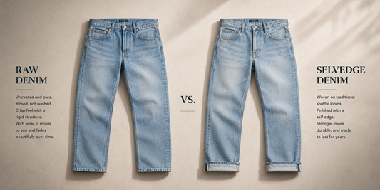 Raw Denim vs Selvedge Denim: What's the Difference?