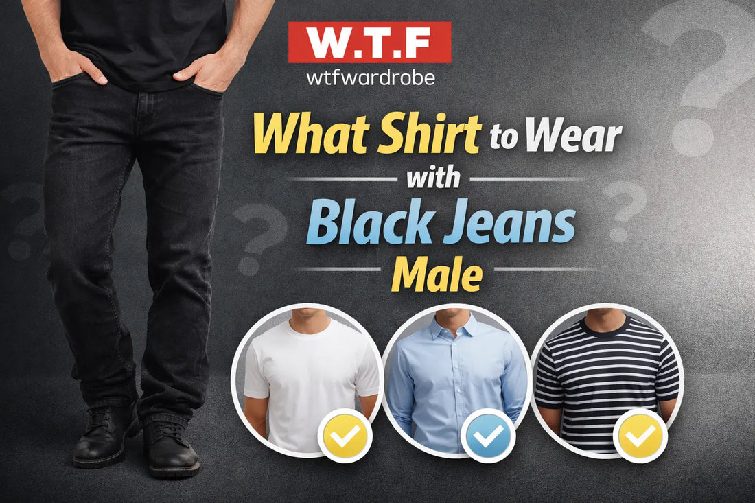 What Shirt to Wear with Black Jeans for Men: The Ultimate Style Guide
